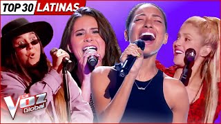 Top 30 LATINAS who SHINED in the Blind Auditions of The Voice by La Voz Global 208,918 views 1 month ago 57 minutes