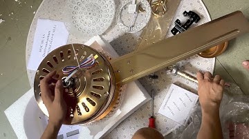 HƯỚNG DẪN LẮP QUẠT TRẦN MÃ 2319FG 0975278515