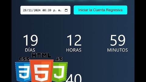 Cuenta Regresiva Javascript