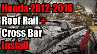 HONDA CRV 20122016 roof rail and cross bars Installation  Cheapest on Ebay