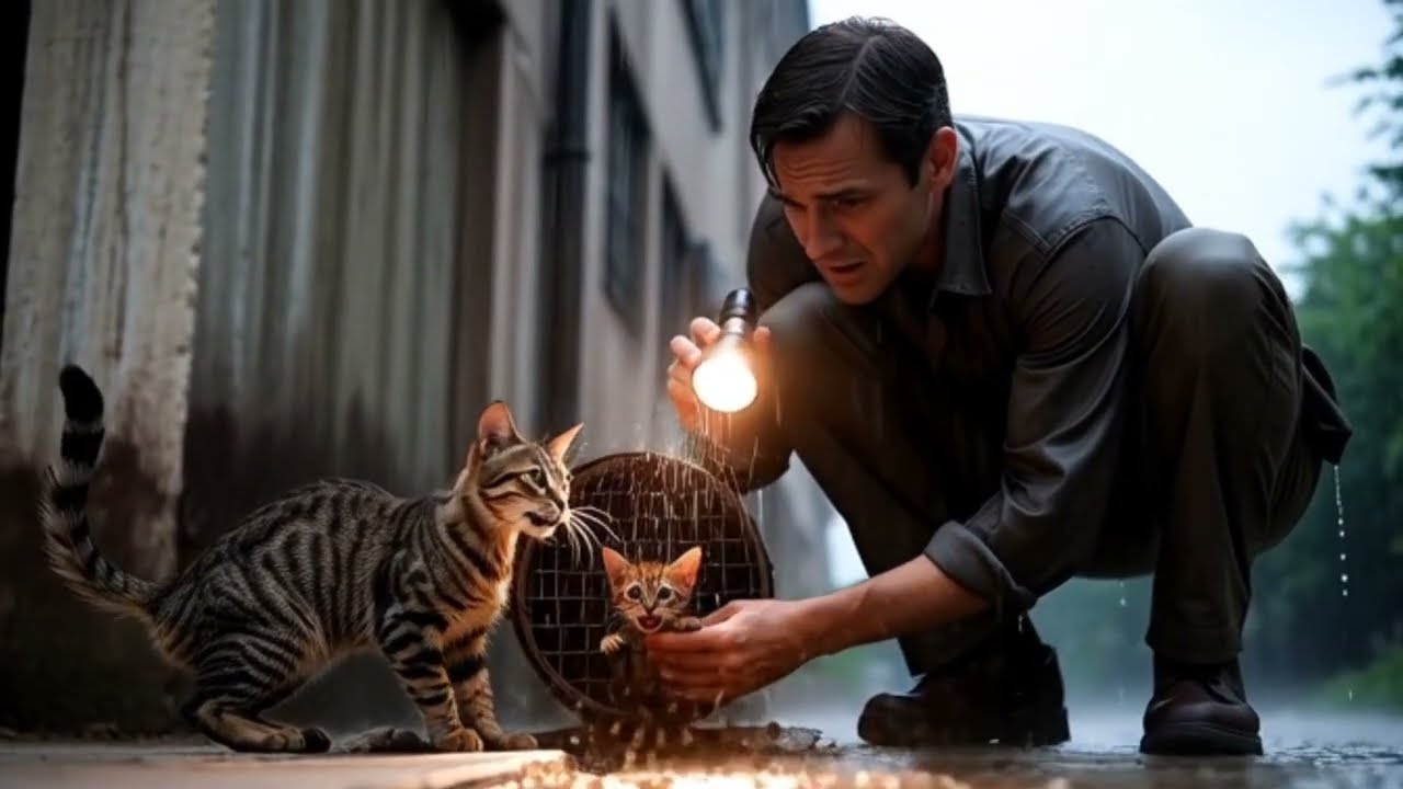 «Последний крик. Мужественное спасение матери-кошки»