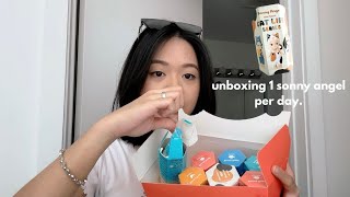 unboxing one sonny angel per day for 1 week!!