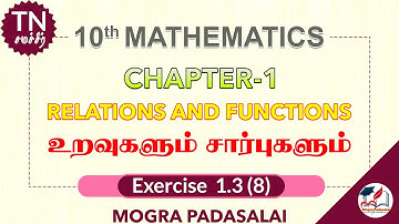 10th Math Ch1 Exercise 1.3 8 #10thmaths #Mograpadasalai #class10maths #class10math #math