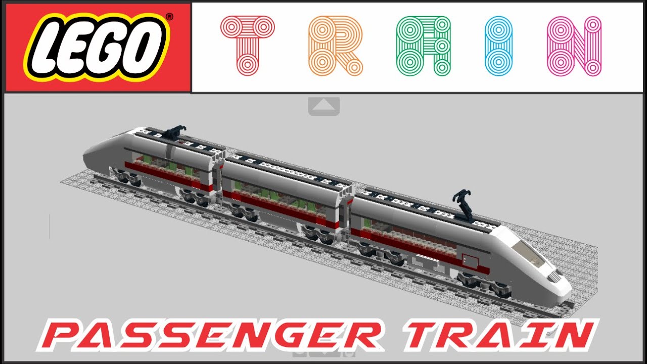 LEGO TRAIN - PASSENGER TRAIN [Lego MOC] Lego Digital Designer 