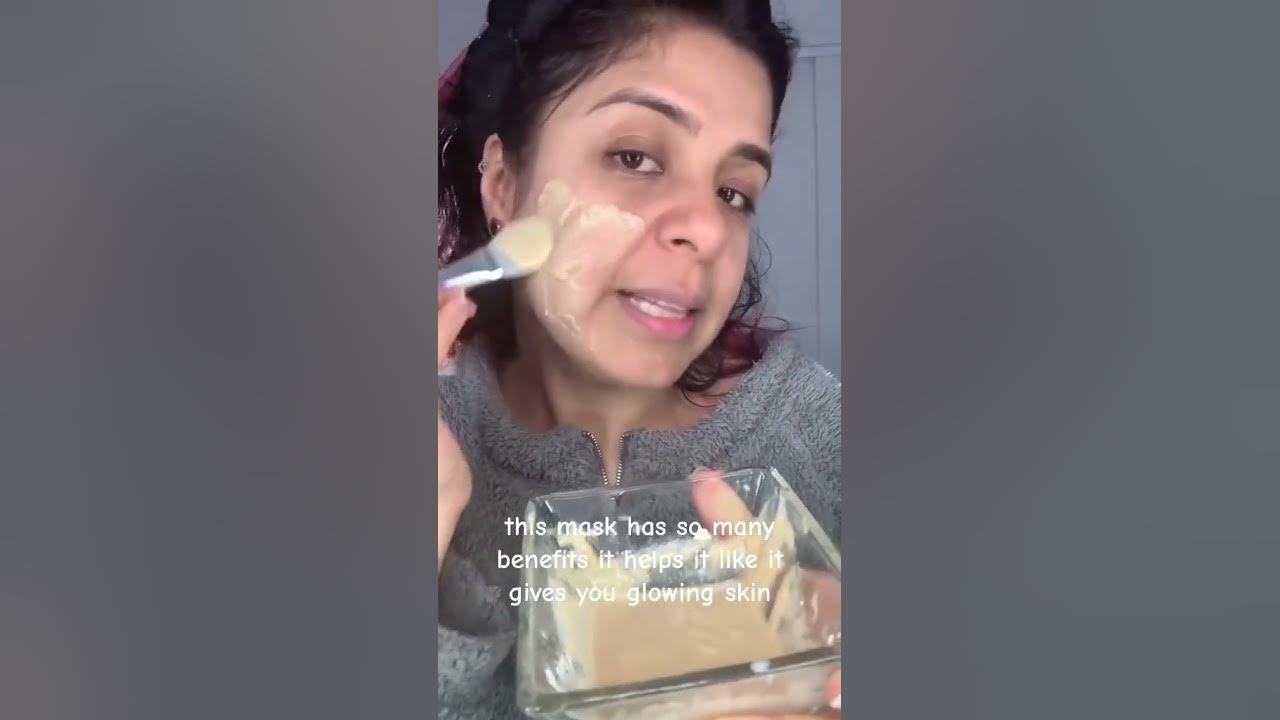 diy-face-mask-for-glowing-skin-skincareshorts-diyfacemask