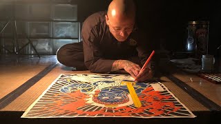 Yushi  “Horikichi” Takei shares insight into his painting method.