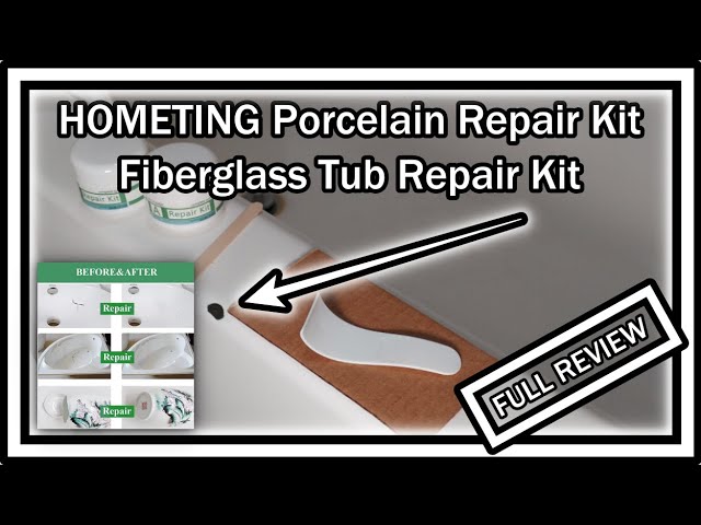 White Porcelain Repair Kit, Fiberglass Tub Repair Kit for Sink