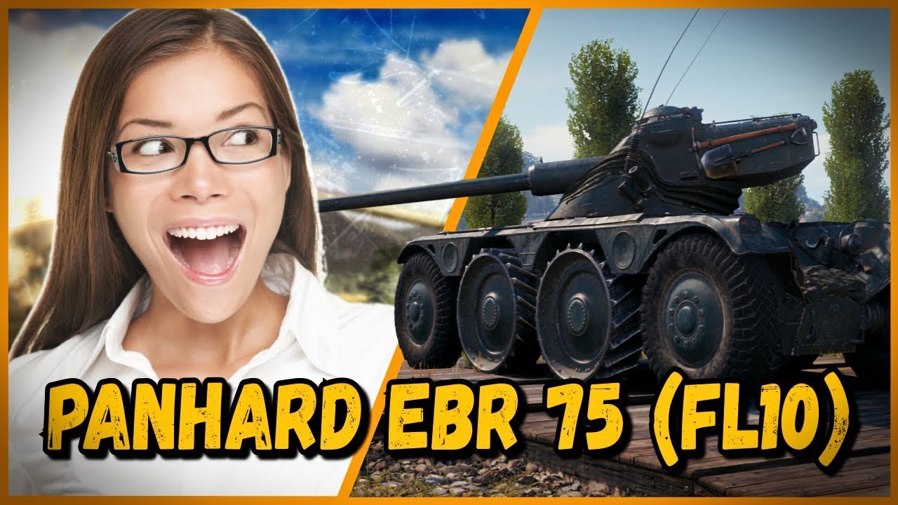 мир танков статистика Panhard EBR 75 (FL10) Билли нагибает в КБ 