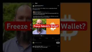 BIP-361 Proposal to quantum proof Bitcoin would freeze Satoshi Wallet. #bitcoin #crypto #xrp