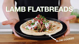 Slow-cooked Lamb Flatbreads | SAMSEATS