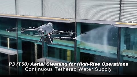 P3(T50) High-Altitude Drone Cleaning System — Safe, No-Manpower Operation for High-Rise Cleaning