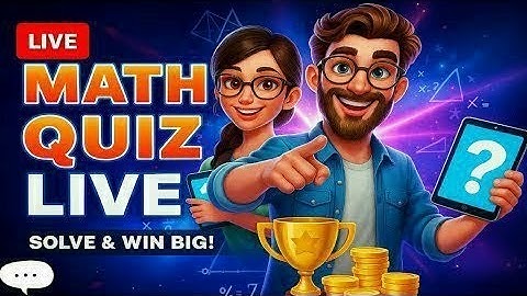 🔴 LIVE MATH QUIZ TEST | Can You Solve It? 90% Fail⁉️#math #iqtest