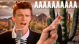 Rick Astley Touch Cactus