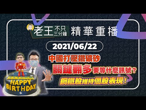 【精華重播】中國打壓鐵礦砂，關鍵翻多要等什麼訊號？鋼鐵股維持個股表現！