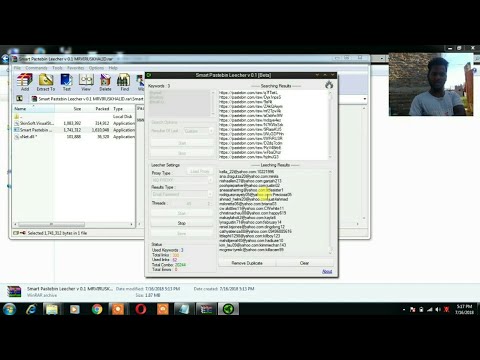 Smart Pastebin Leecher v0.1 [beta] 2018 || Free Email Address Finder