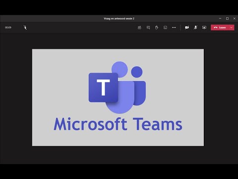 Skep 'n MS Teams gesprek op e-Klas