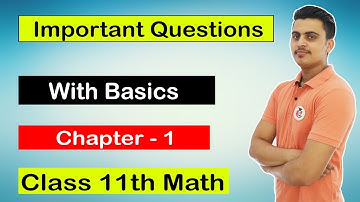 Class 11th Math Important Question Answer 2022 || Class 11 Math Chapter 1 Sets With Chapter  Basics
