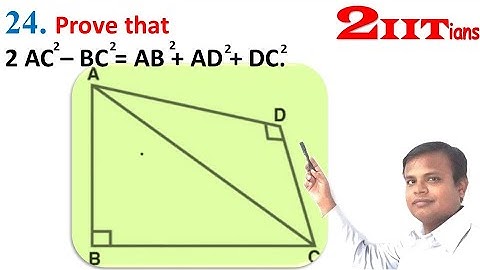 Pythagoras Theorem Ex 12 Q24 Class 9 Maths ICSE ML Aggarwal Solutions