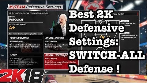 NBA 2K18 Best Defense Tips: SWITCH ALL Defensive Settings Online. How to Defend 2K18 Tutorial #65