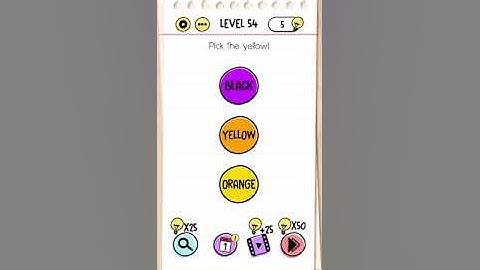 Brain Test ::- Gameplay walkthrough part 54 easy level 54