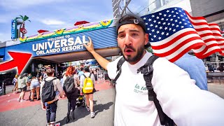 ¡No me esperaba esto de EEUU! 😨🇺🇸 Mi primera vez en los PARQUES DE ORLANDO