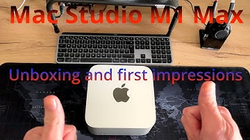 Our UNBOXING & FIRST IMPRESSIONS of the Mac Studio M1 Max