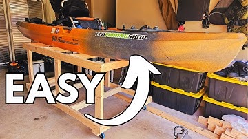 How To Build A Fishing Kayak Storage Cart (CHEAP AND EASY)
