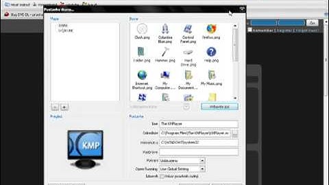 how to change icon in vista