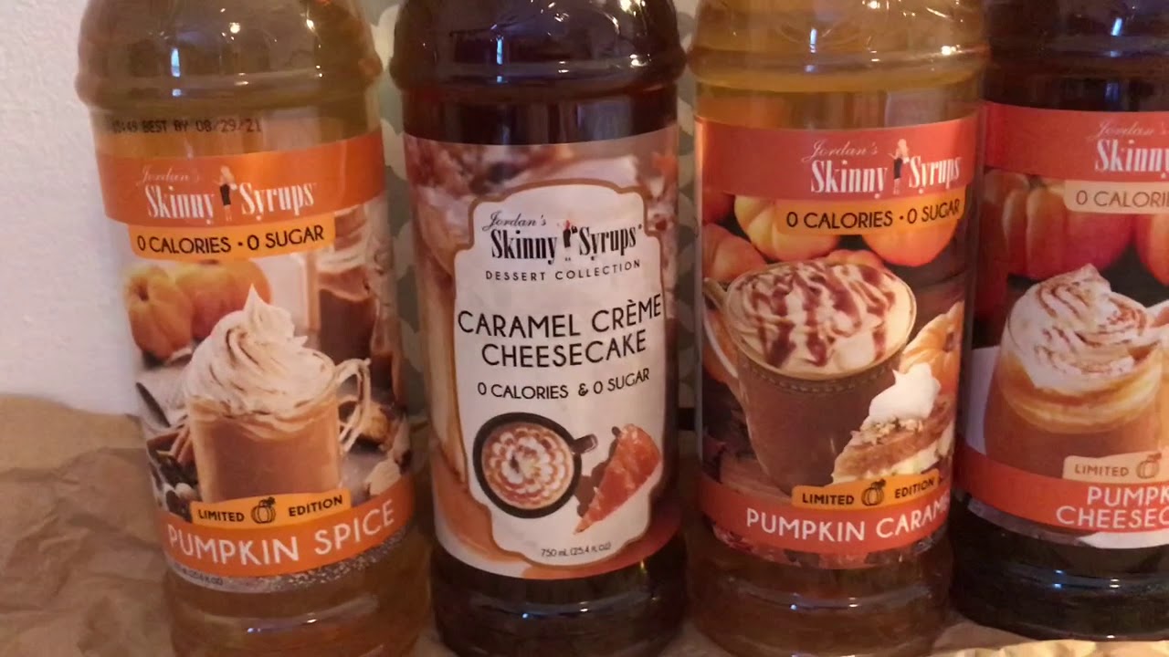 Jordan’s Skinny Syrup Fall Flavor Haul YouTube