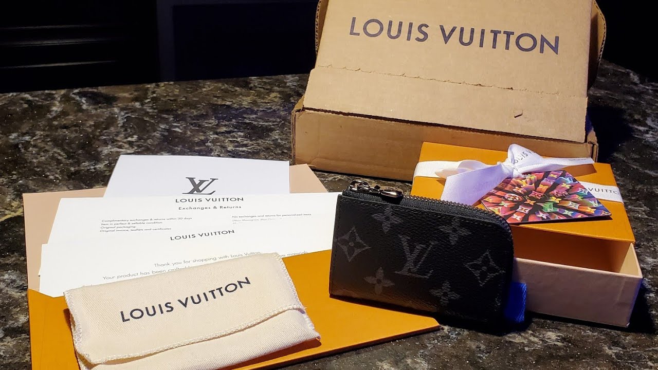 Louis Vuitton Monogram Eclipse Coin Purse 