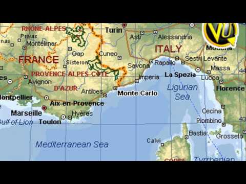 monte carlo monaco map - YouTube
