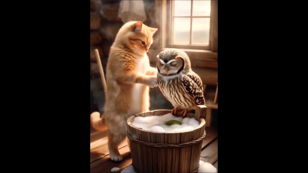 cat and owl story 