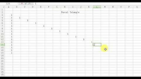 Pascal Triangle English