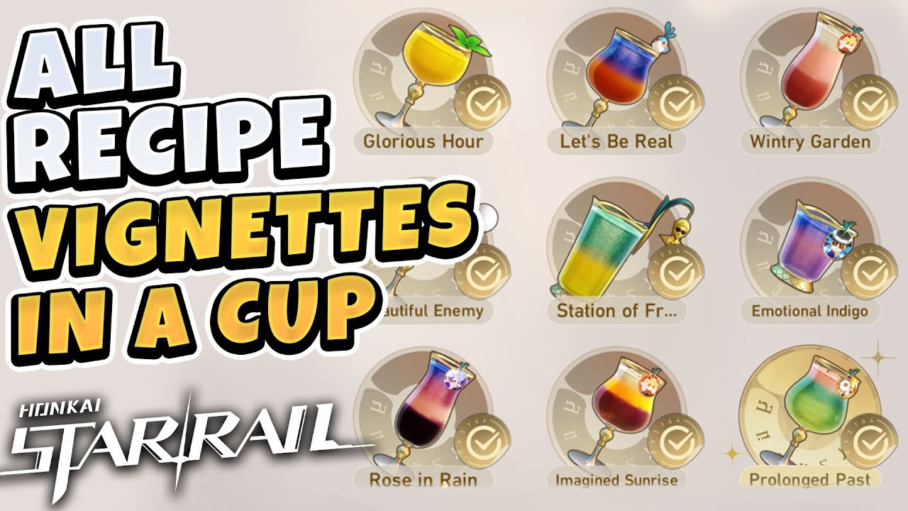 in a Cup All 12 Recipe Deduction Guide Honkai Star