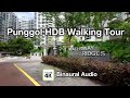 Waterway Ridges Punggol HDB Walking Tour [Singapore] 4K & Binaural Audio