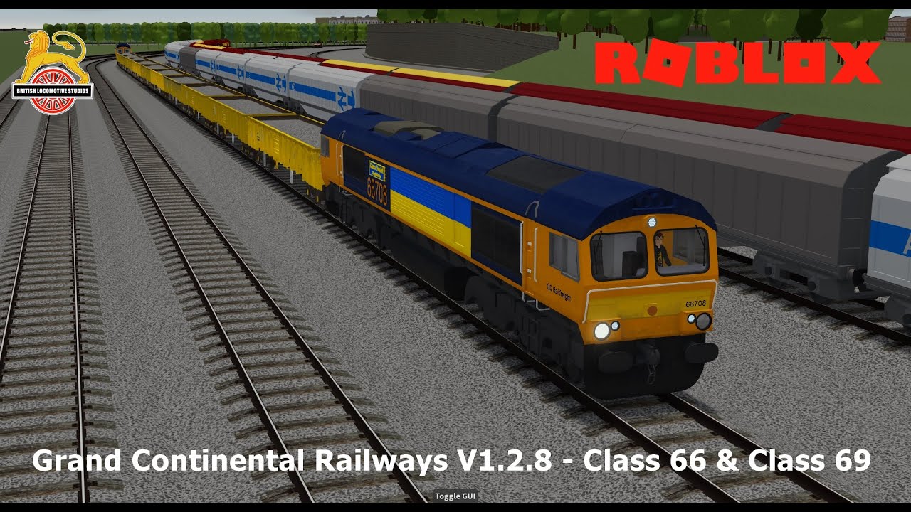 Roblox - Grand Continental Railways 1.2.8 Class 66 & Class 69 On ...