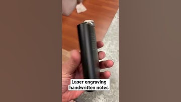 Laser engraved an awesome going away present full of handwritten notes!