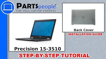 Dell Precision 15-3510 (P48F001) Back Cover How-To Video Tutorial