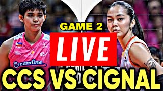 PVL LIVE TODAY❗ CREAMLINE VS CIGNAL | FINALS | GAME 2 | APRIL 23,2026