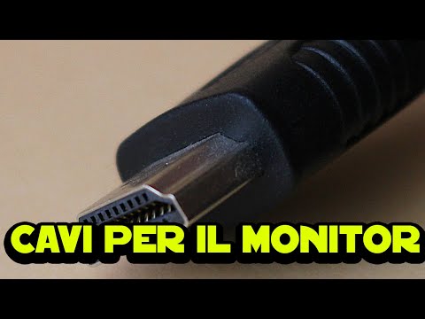 Video: Quale cavo viene utilizzato per il monitor?
