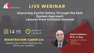 Improving Cyclist Safety Through the Safe System Approach: Lessons from Collision Analysis