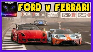 Just a race between fords and ferraries. i got the idea after movie
called ford v ferrari. these are modern gt cars tho, not classic le
mans ones. no...