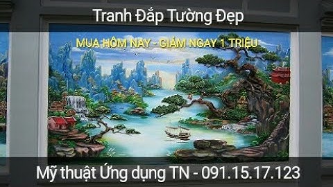 Tranh đắp tường đẹp | Mỹ thuật Ứng dụng TN