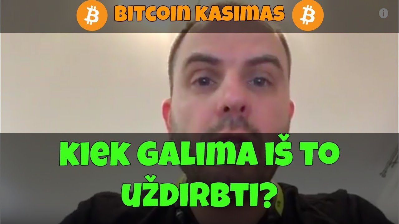 Kiek uždirbate investuodamas į bitkoiną