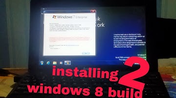 installing windows 8 build 7850 part 2