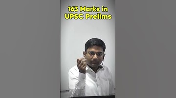 163 Marks In UPSC Prelims | IAS Abhijeet Sinha #shorts #motivation #reels #trending