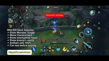 Map H.A.C.K Wild Rift mod menu for ios/android antiban 100% 