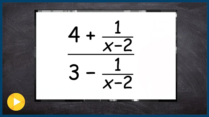 How to step by step simplify a complex fraction