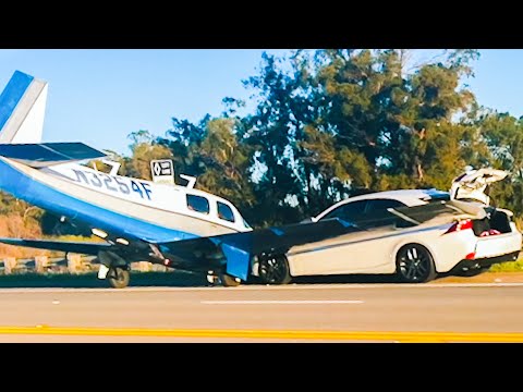 Plane Crashes Into Car | Flights Gone Wrong