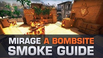 CS:GO Mirage - A Bombsite smoke guide